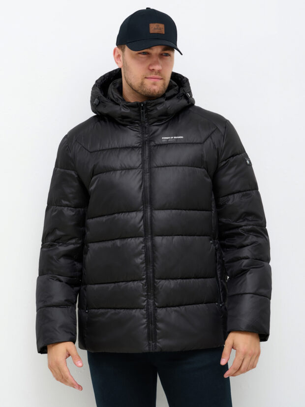 city savani ccs 88121 001 Черный Куртка мужская утепленная