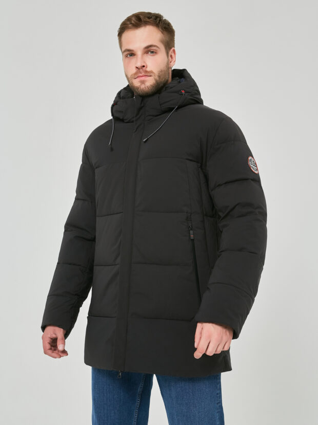 city savani ccs 88252 001 Черный Куртка мужская утепленная