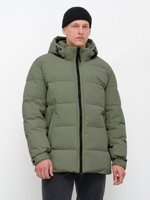 city savani ccs 88160 003 Светло зеленый Куртка мужская утепленная