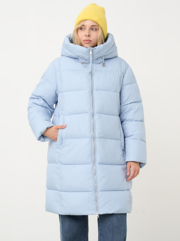 city savani csc lw562 382 Голубой Пальто женское утепленное
