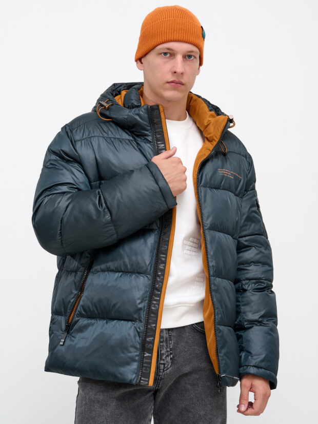 city savani ccs 88518 006 Темно зеленый Куртка мужская утепленная