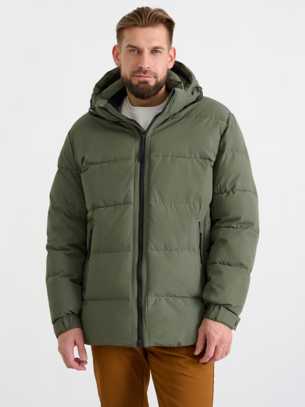 city savani ccs 88160 003 Светло зеленый Куртка мужская утепленная