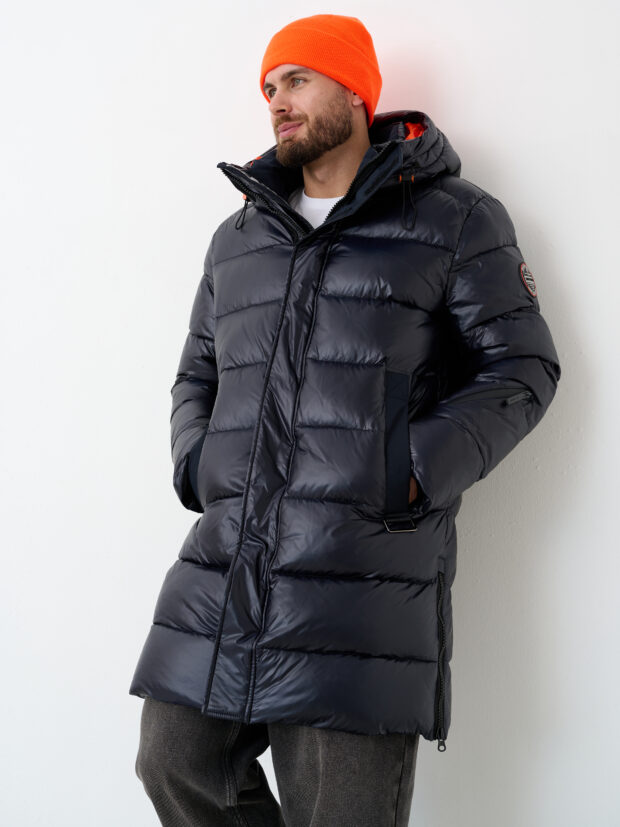 city savani ccs 88608 004 Синий Куртка мужская утепленная