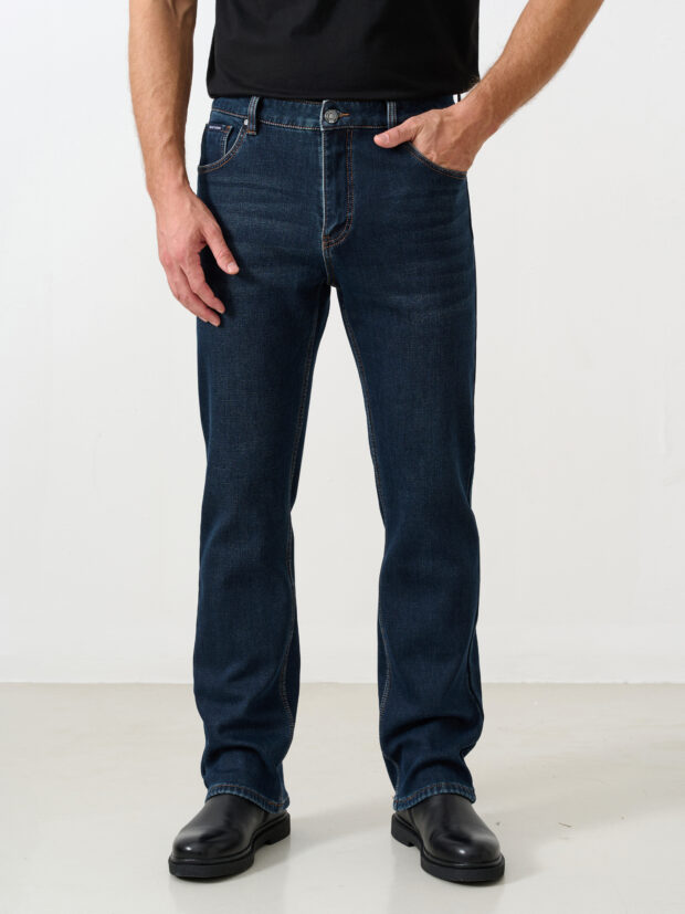 bochetti css 7122c 169 f60 Темно синий Джинсы мужские утепленные