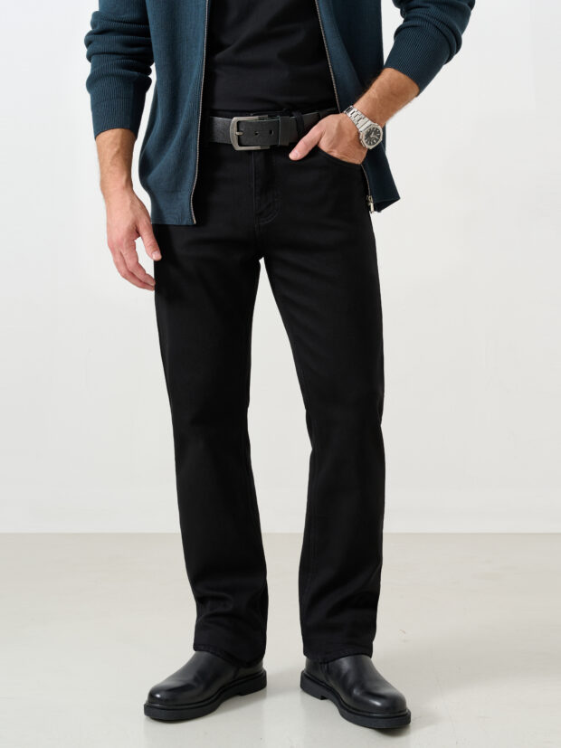 bochetti css 7121c 135 f31 Черный Джинсы мужские утепленные