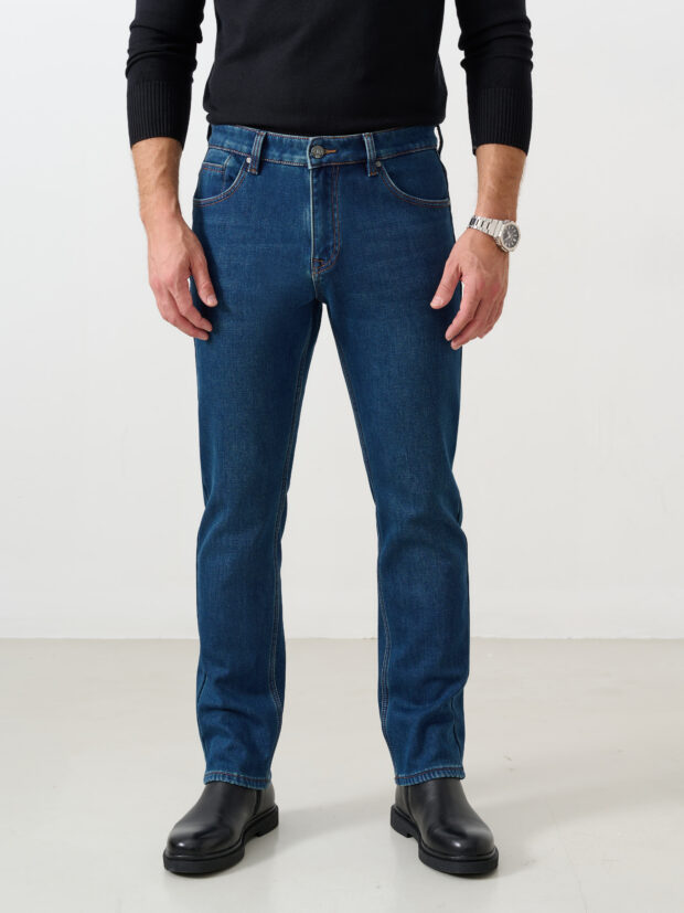 bochetti css 7118С 132 f72 Синий Джинсы мужские утепленные